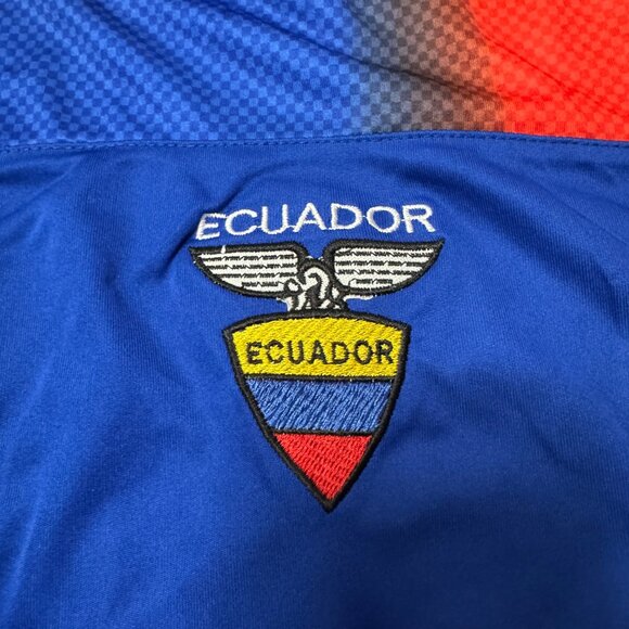 VTG Ecudor National Soccer Jersey Men's Medium Blue National Team Y2K 00s - Picture 4 of 6